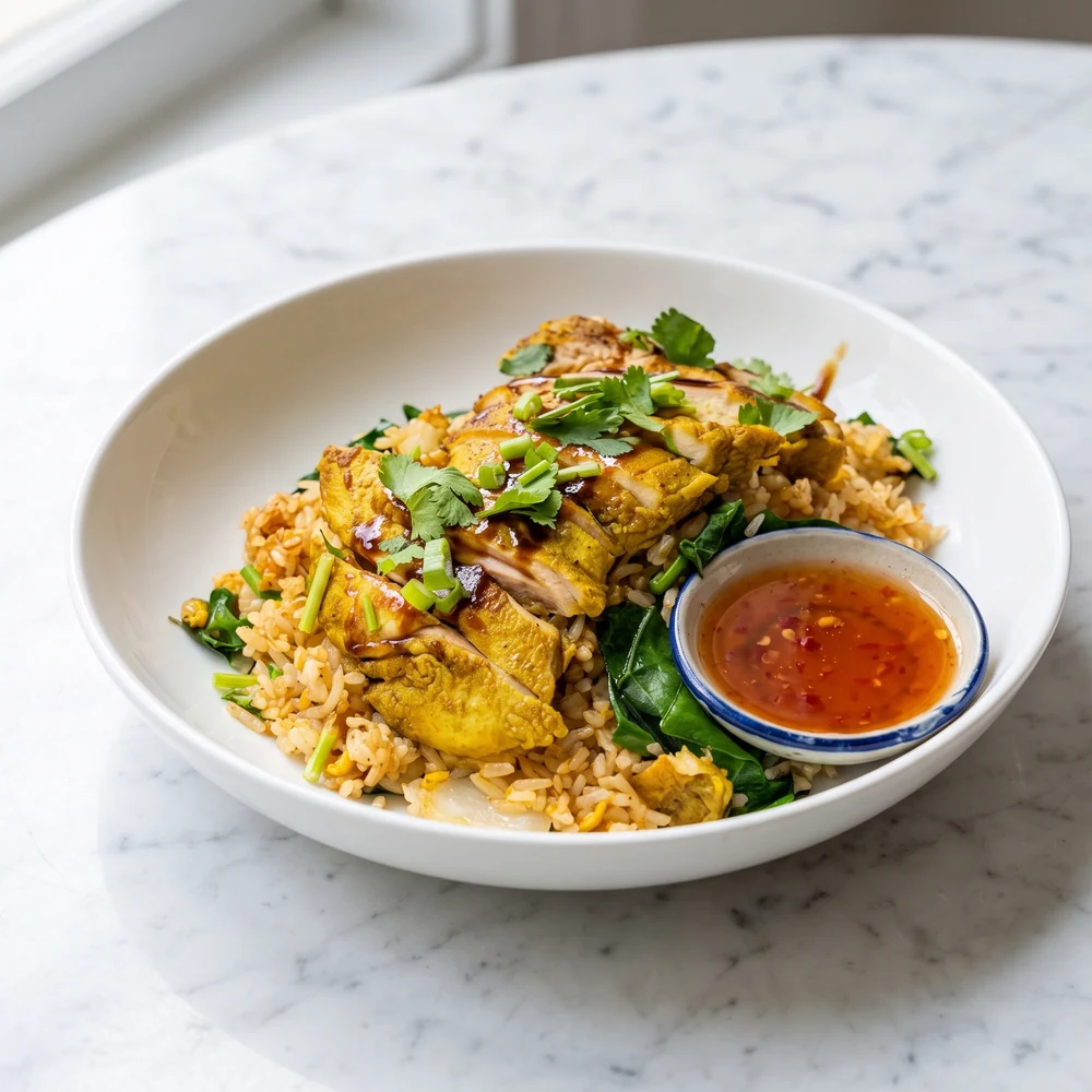 BBQ Chicken Fried Rice